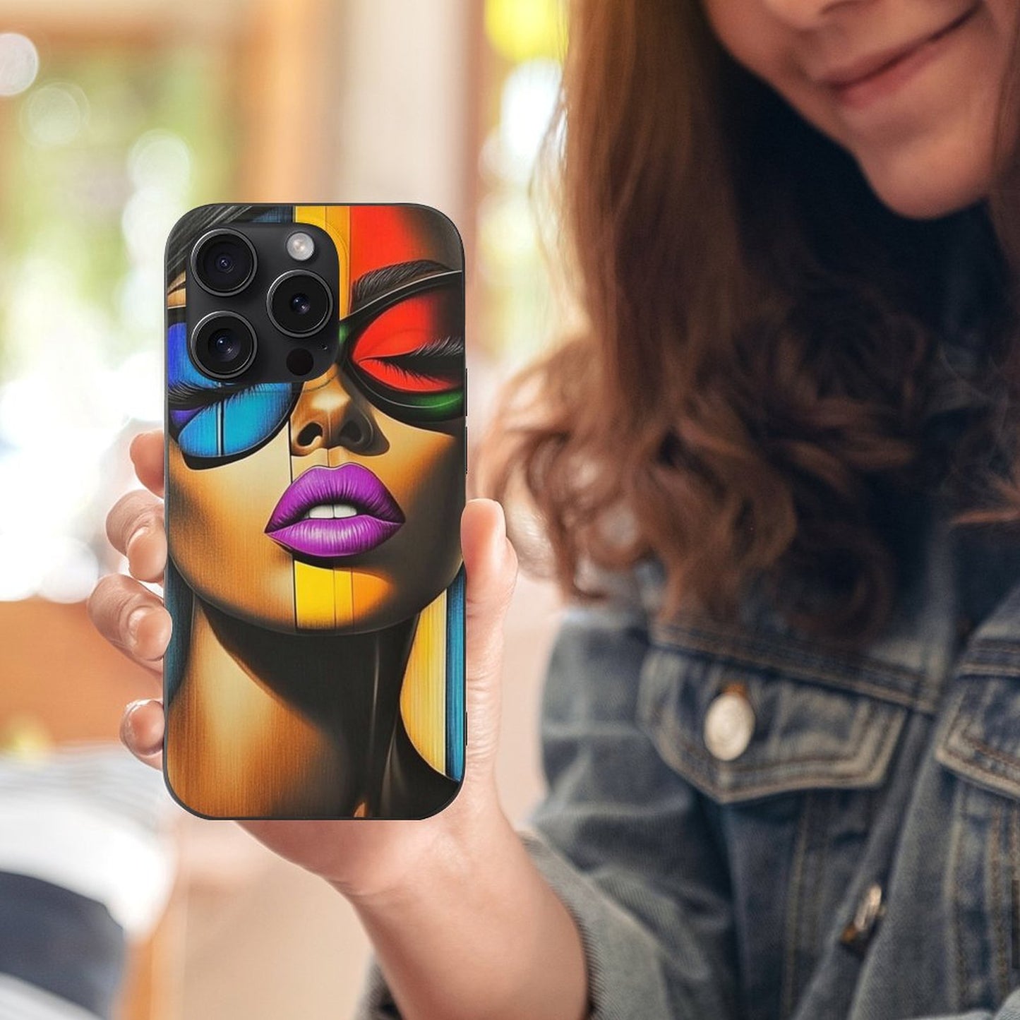 Case for iPhone 15 Series Case for iPhone 15 Pro Max - Black Girl Art - Velvet's View