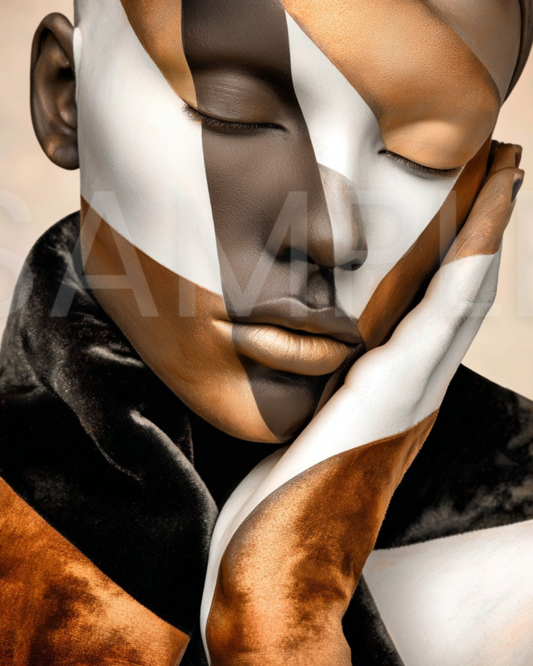 Fractured Royalty: Velvet Geometry – A Digital Art Collection from Velvet's View - 851444