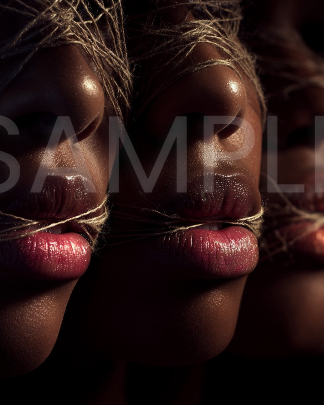 Speak Nothing, Whisper Something, Declare Everything – Bound Beauty Series -231591