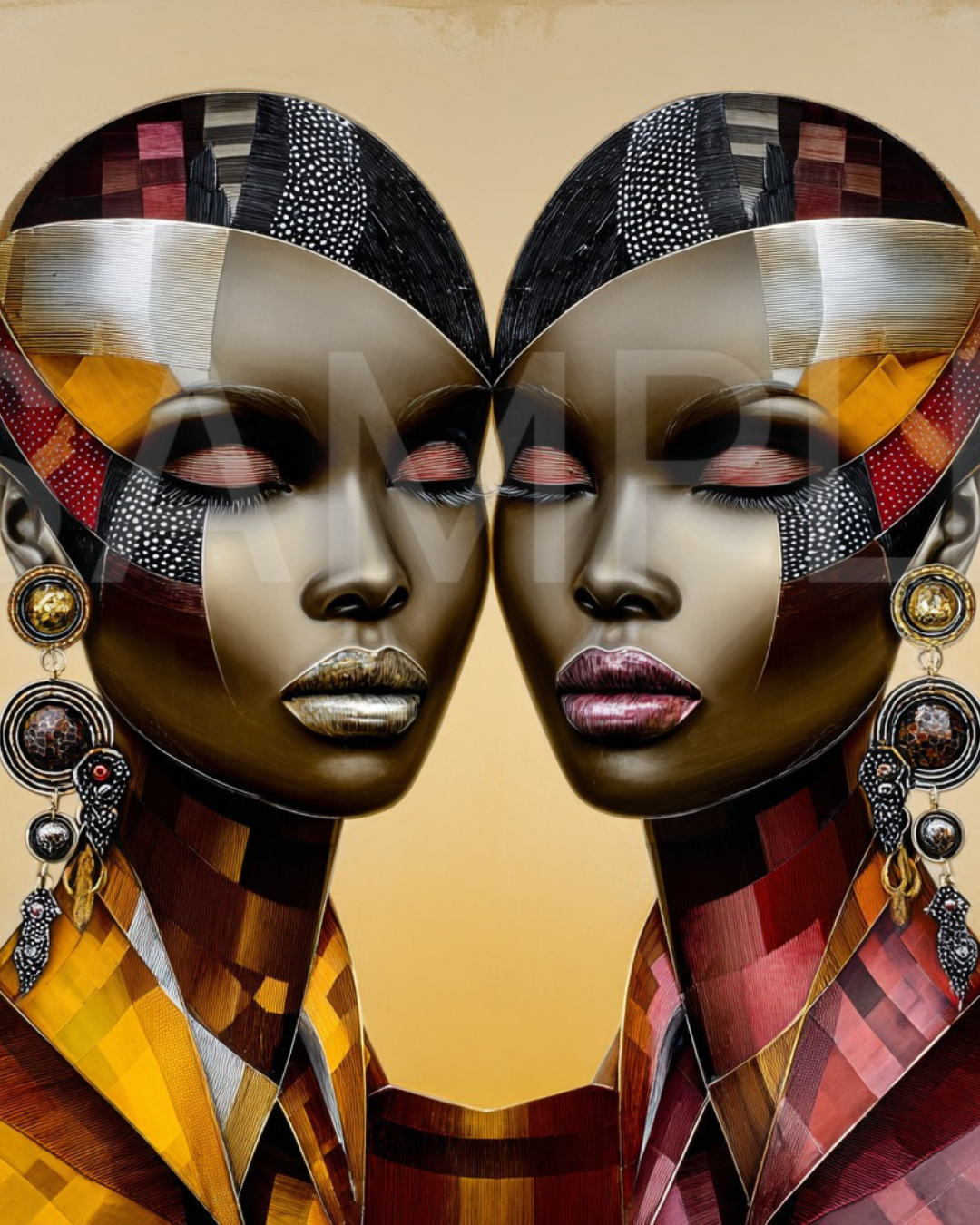 Fractured Royalty: Velvet Geometry – A Digital Art Collection from Velvet's View - 168588