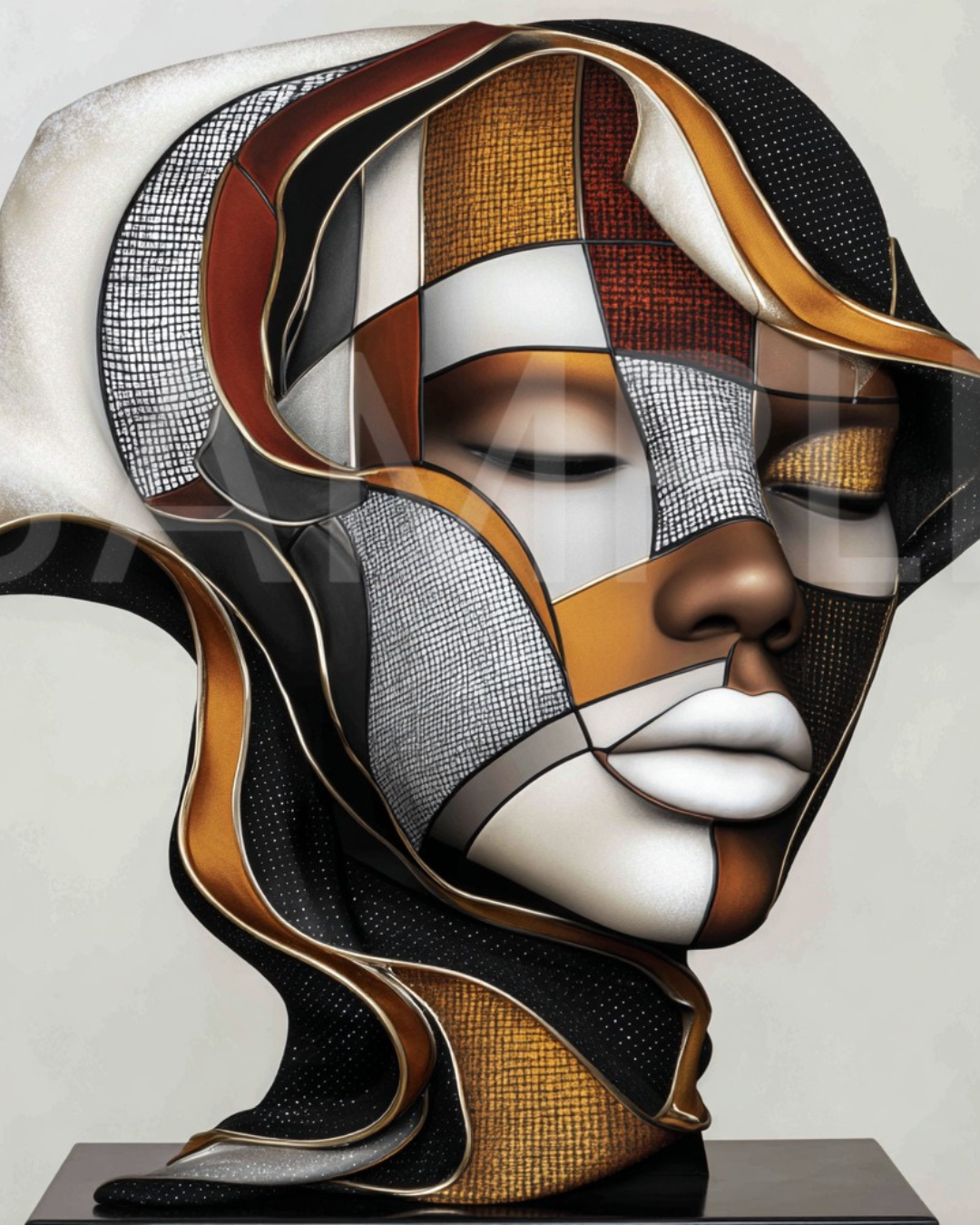 Fractured Royalty: Velvet Geometry – A Digital Art Collection from Velvet's View -791165