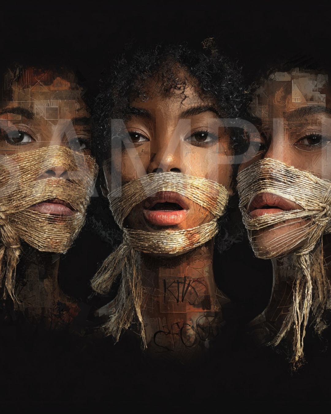 Speak Nothing, Whisper Something, Declare Everything – Bound Beauty Series -234514