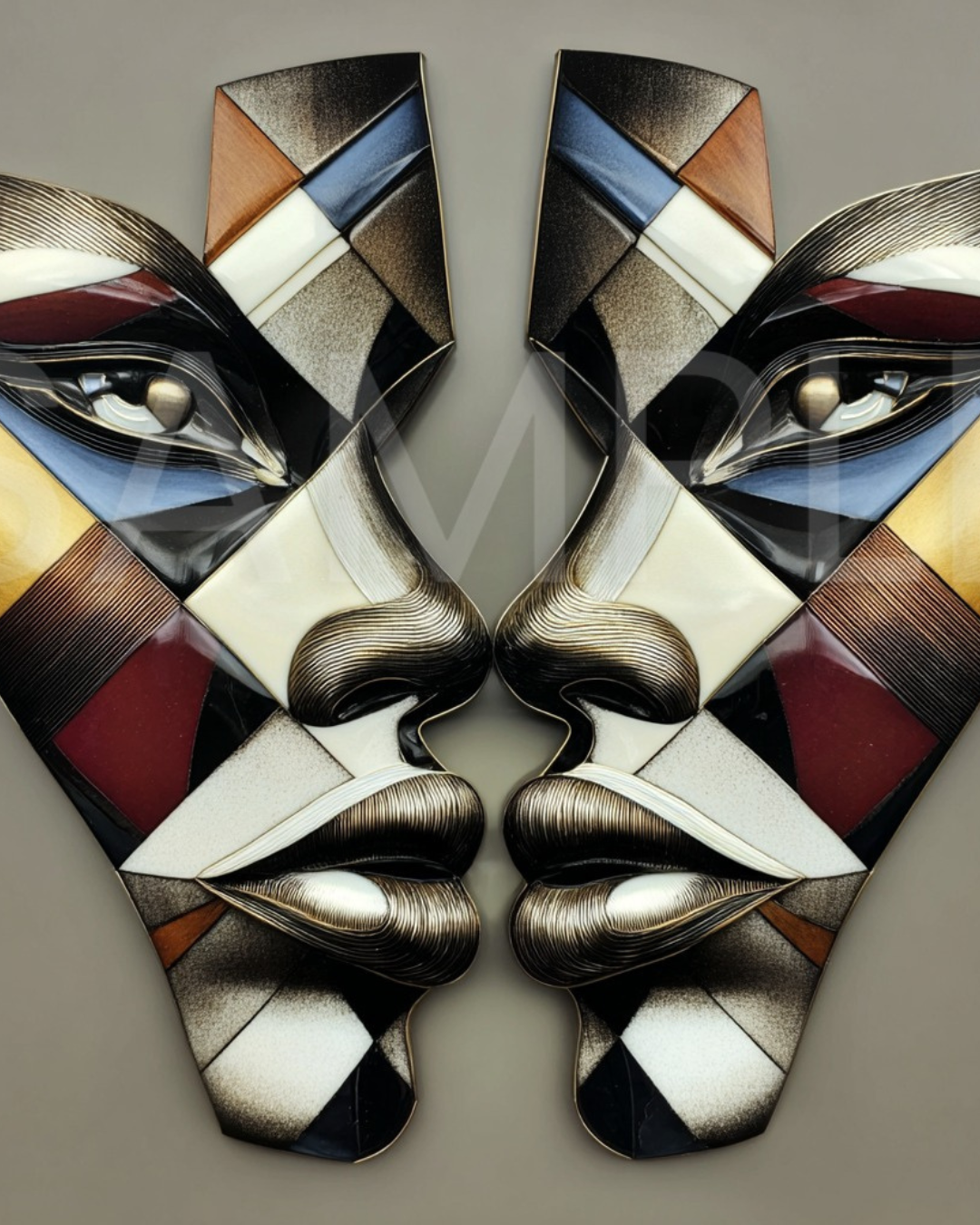 Fractured Royalty: Velvet Geometry – A Digital Art Collection from Velvet's View -796585