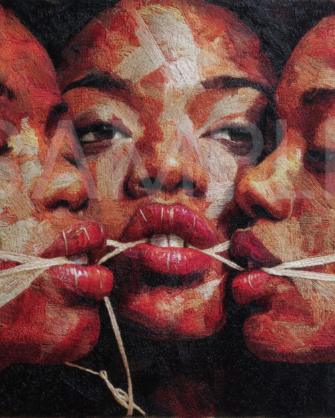 Speak Nothing, Whisper Something, Declare Everything – Bound Beauty Series - 652888