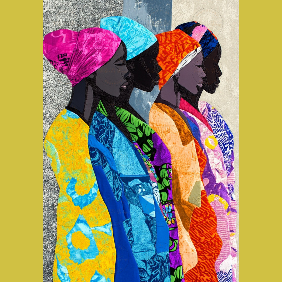 Black Girl Art  - Velvets View Digital Art - Timeless Elegance: Celebrating African Heritage 391