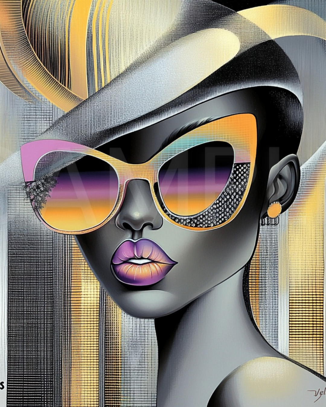 Chromatic Queens: Afro-Modern Elegance in Bold Shades by Velvet’s View - 21158663