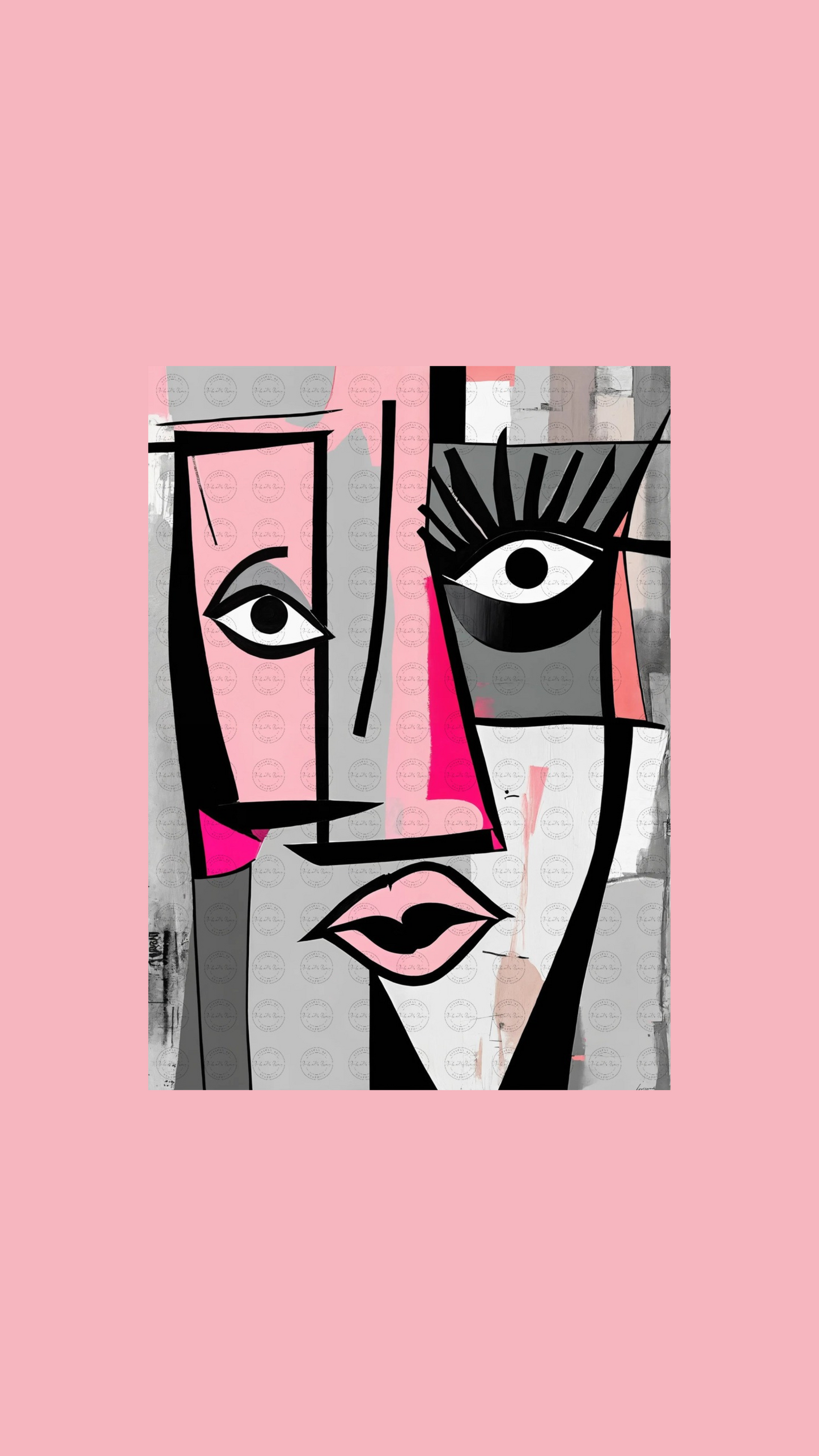 Digital Art -Cubist Impressions: Modern Echoes - #2012