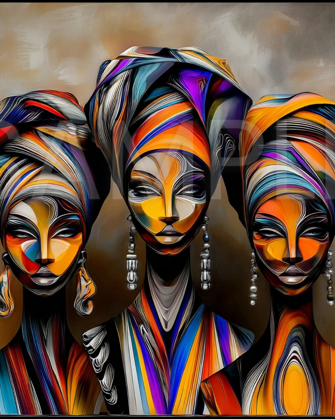 Urban Radiance: Afrocentric Digital Art Collection | Velvet's View - 455514