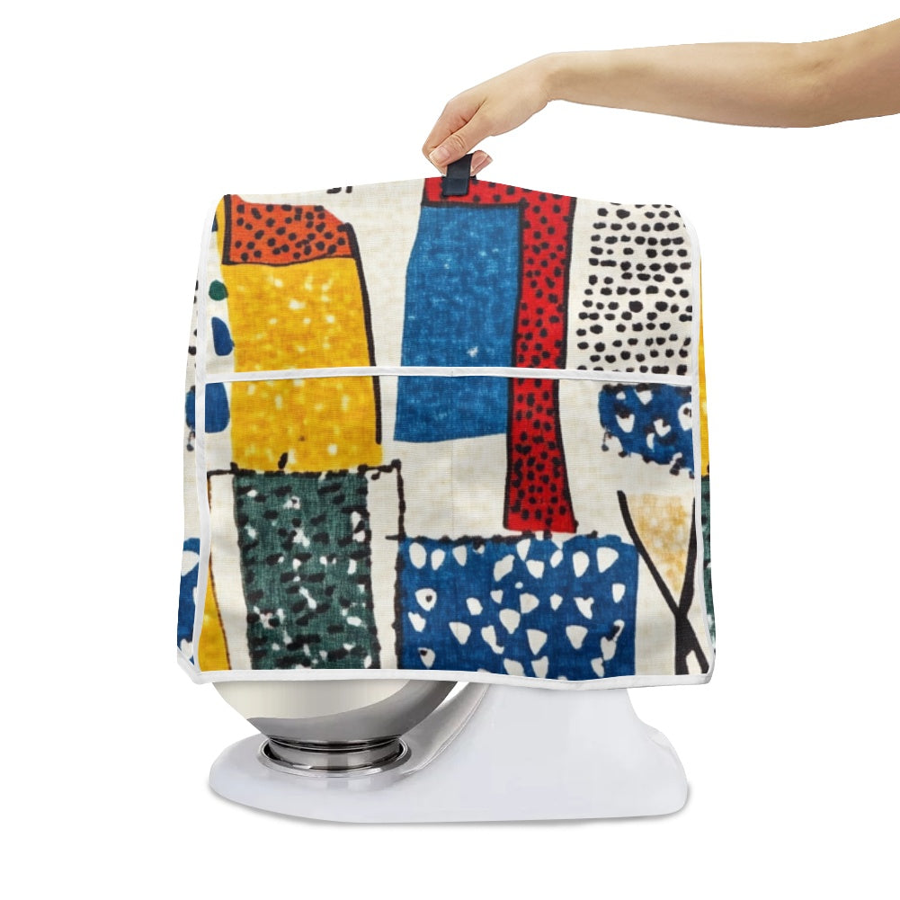 Mixer cover- Velvet's View - Elegant Adinkra-Inspired Fabric Collection