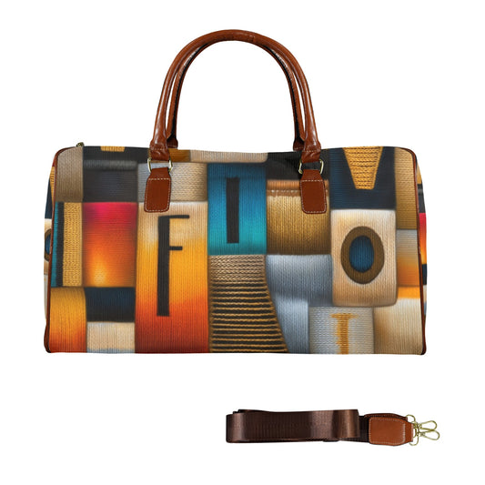 Velvet’s View: The Patchwork Luxe Handbag Collection - Large Capacity Travel Bag-Large - 458001