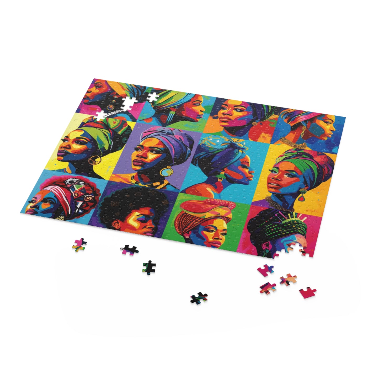 Puzzle - Black Girl Art - Velvet's View - (120, 252, 500-Piece)