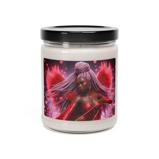 Scented Soy Candle - Black Girl Art - Velvet's View - 9oz
