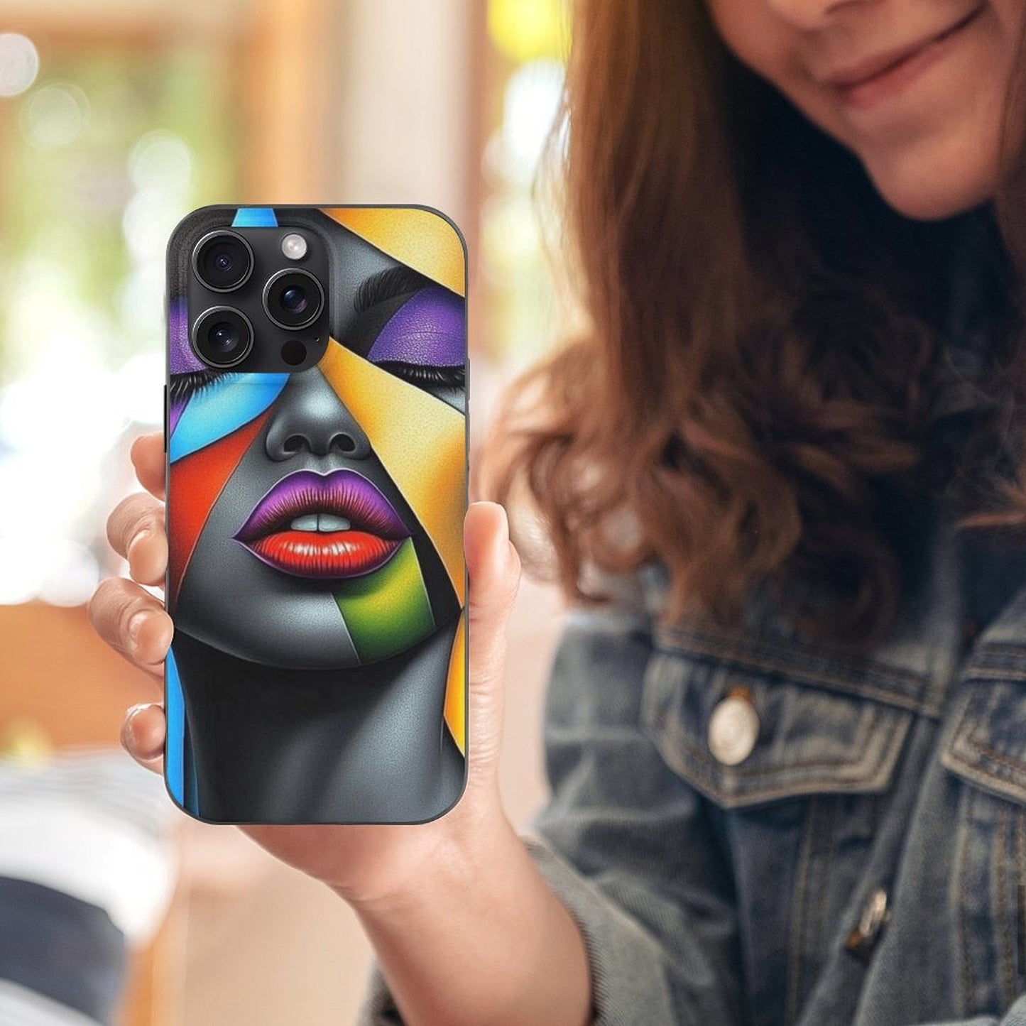 Case for iPhone 15 Series Case for iPhone 15 Pro Max - Black Girl Art - Velvet's View