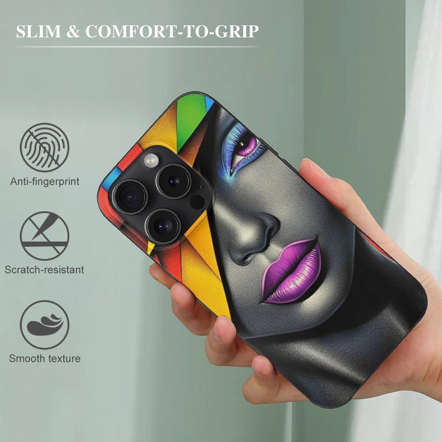 Case for iPhone 15 Series Case for iPhone 15 Pro - Black Girl Art - Velvet's View