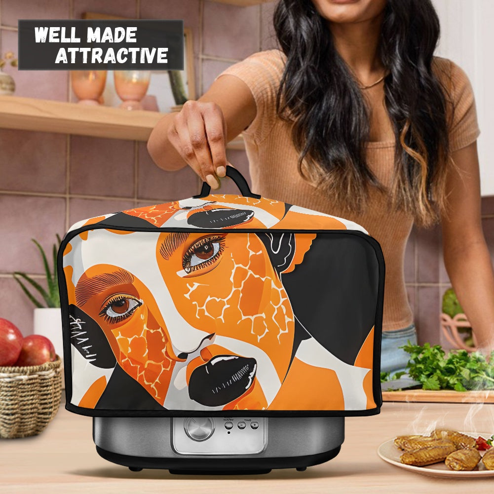 Slow Cooker Cover - Velvet's View - Giraffe Essence - A Fusion of Nature and Elegance Collection