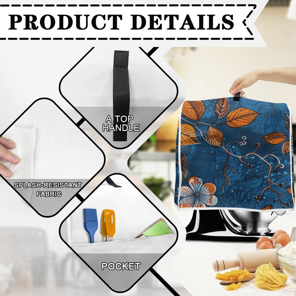 Mixer cover- Velvet's View - Elegant Adinkra-Inspired Fabric Collection