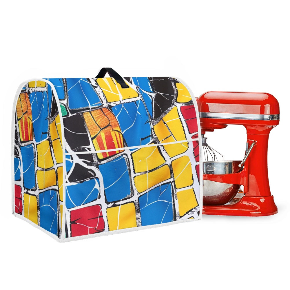 Mixer cover- Velvet's View - Elegant Adinkra-Inspired Fabric Collection