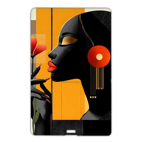 Velvet's View: Artistry & Elegance - Name Card Style USB Flash Drive