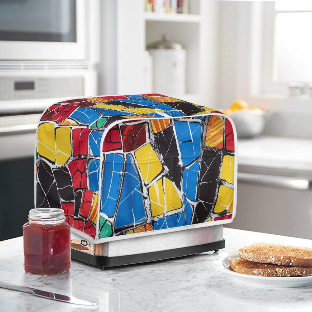 Elegant Adinkra-Inspired Fabric Collection -Toaster Cover - #2019