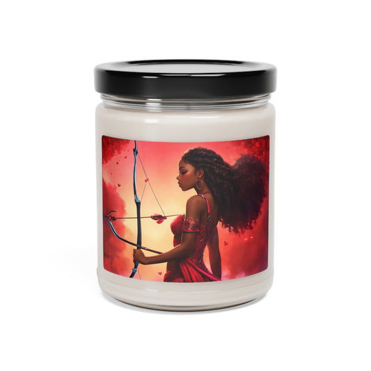 Scented Soy Candle - Black Girl Art - Velvet's View - 9oz
