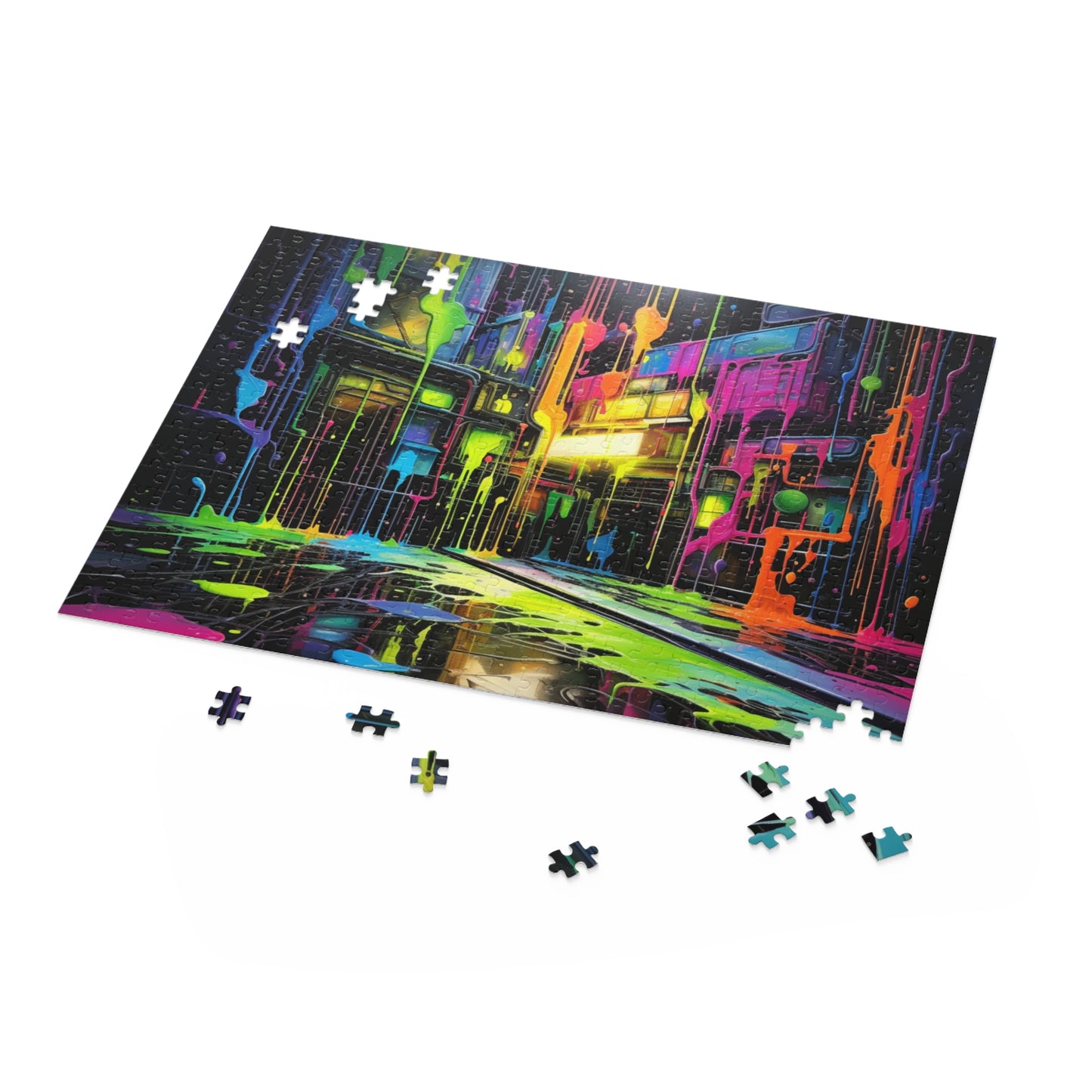 Puzzle - Black Girl Art - Velvet's View - (120, 252, 500-Piece)