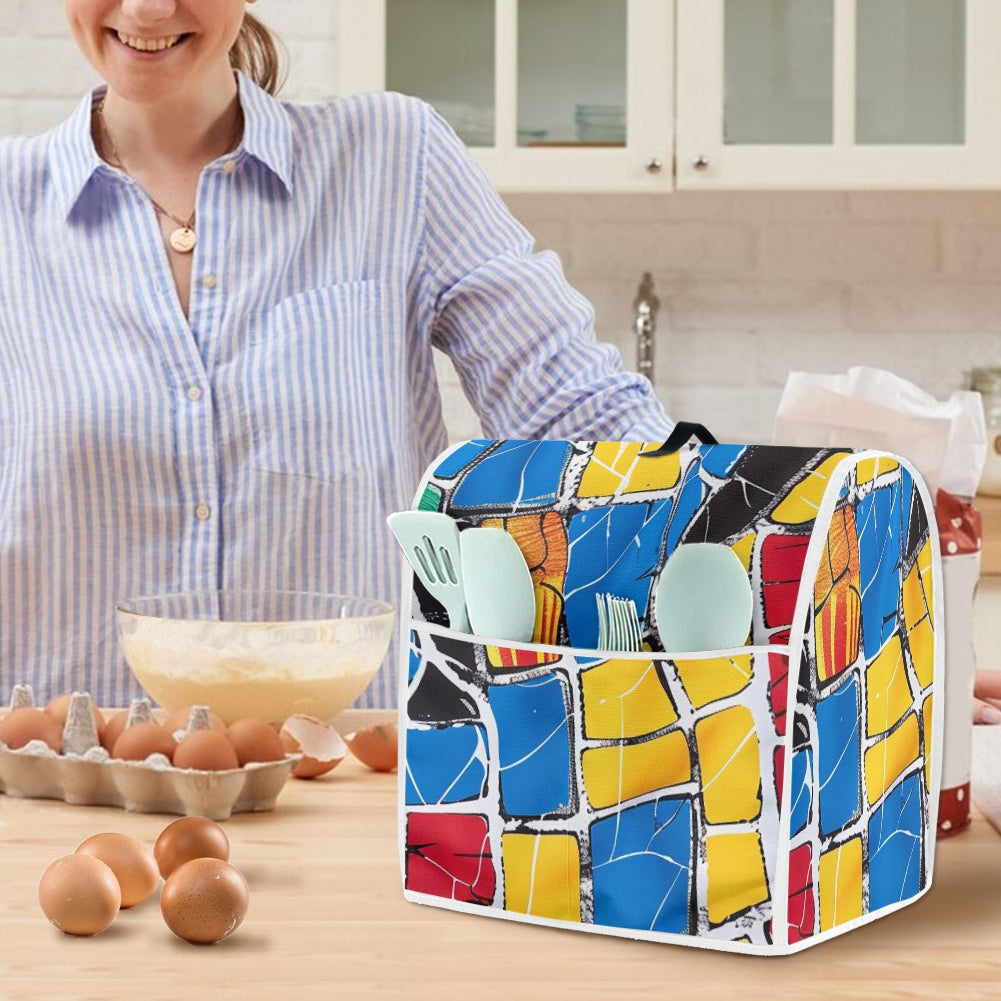 Mixer cover- Velvet's View - Elegant Adinkra-Inspired Fabric Collection