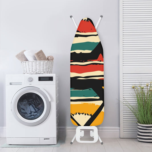 Ironing Board Cover - Velvet's View - Pop Vibrance Collection - Dynamic Patterns and Energetic Textures