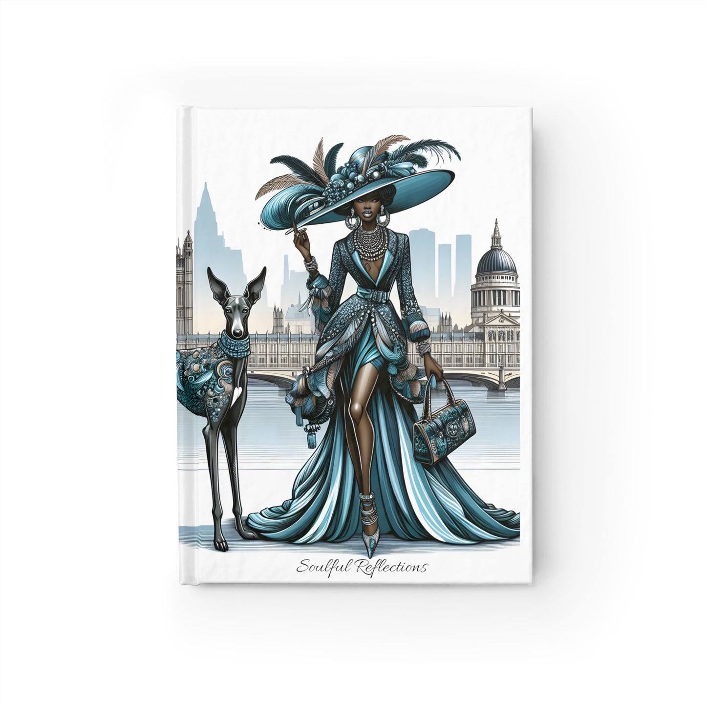 Velvets View - "Elegance on the Thames" Journal - Ruled Line