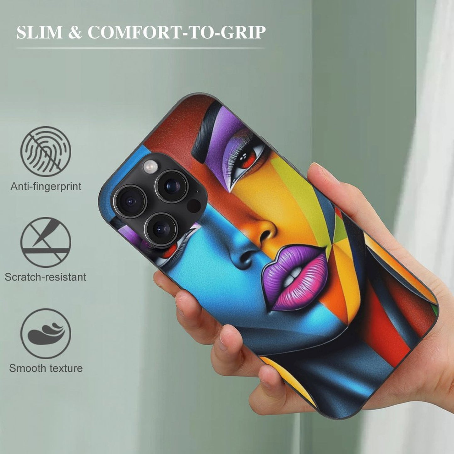 Case for iPhone 15 Series Case for iPhone 15 Pro Max - Black Girl Art - Velvet's View