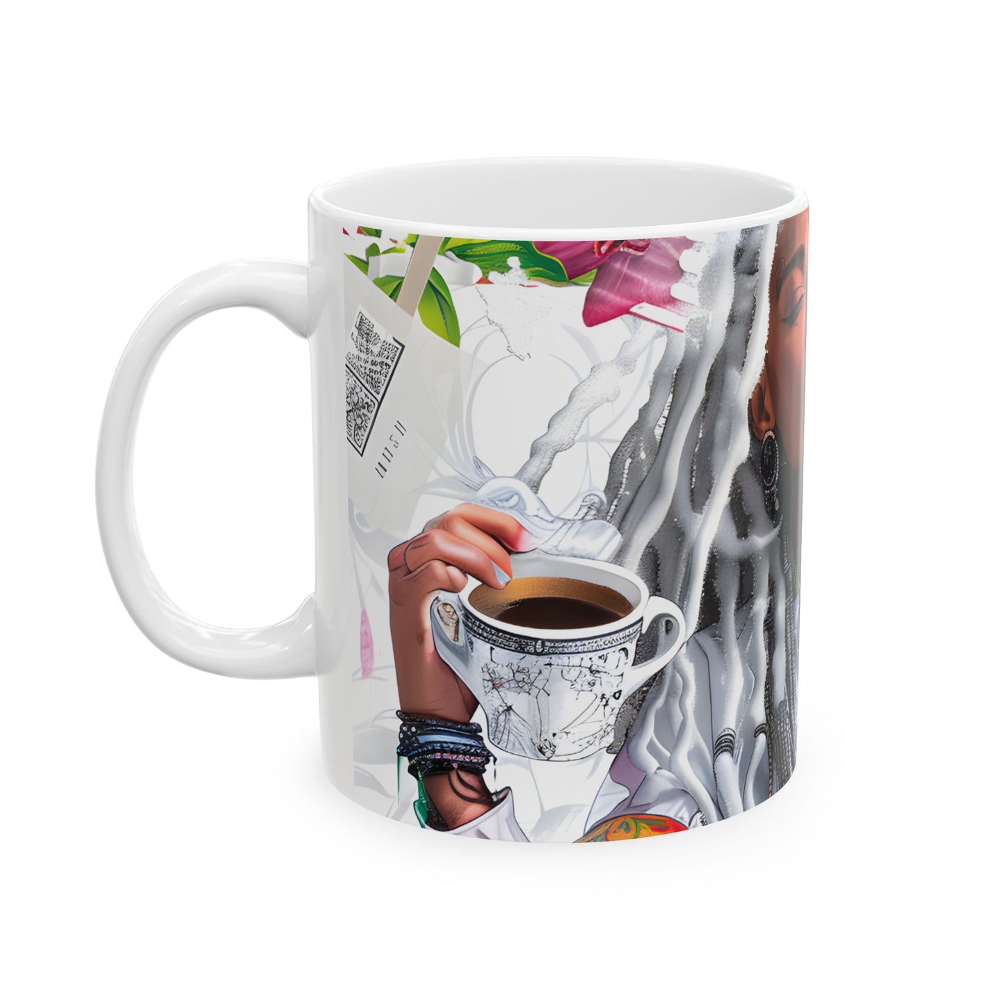 Serene Queens: A Collection of Regal Elegance - Ceramic Mug, (11oz, 15oz) - #2011