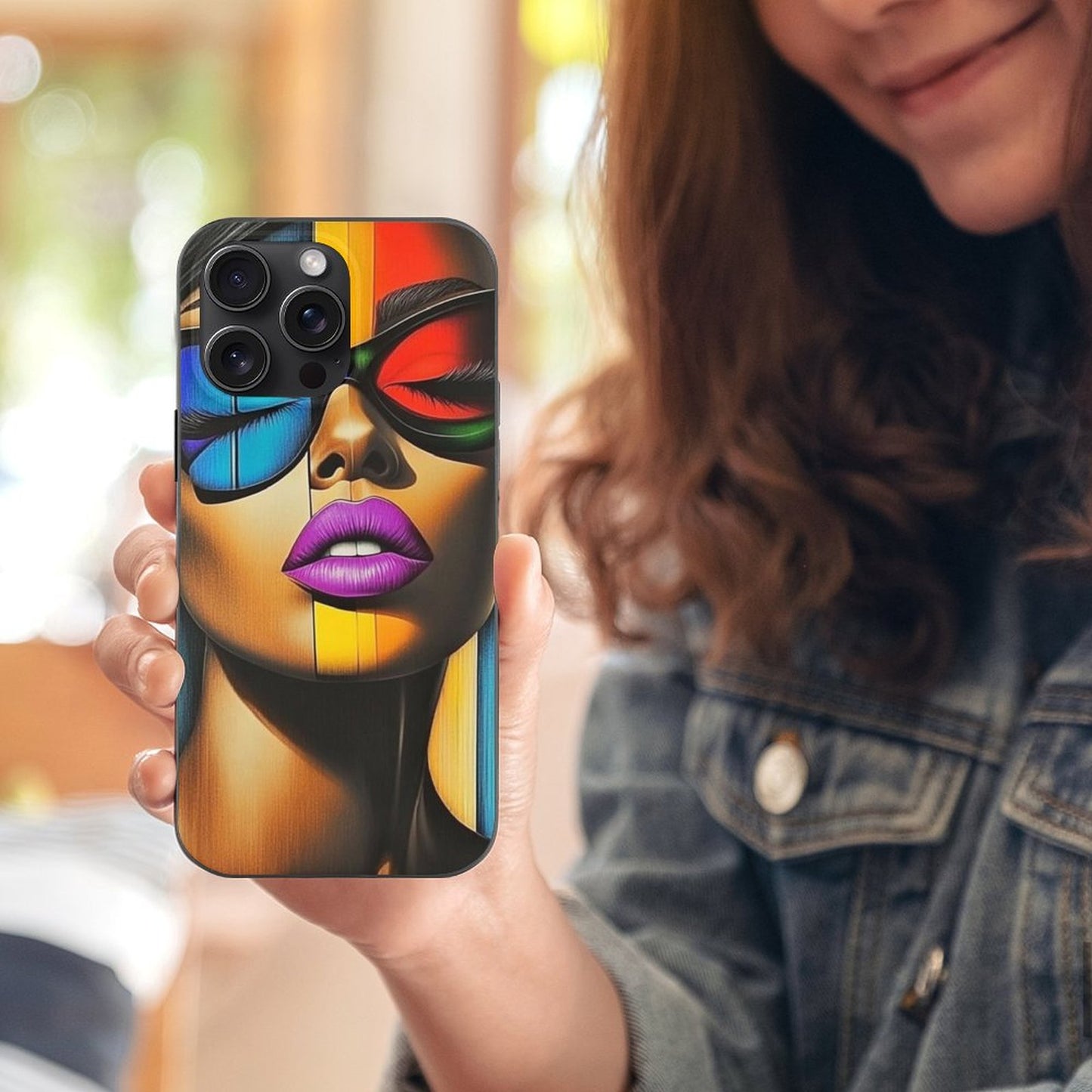 Case for iPhone 15 Series Case for iPhone 15 Pro Max - Black Girl Art - Velvet's View