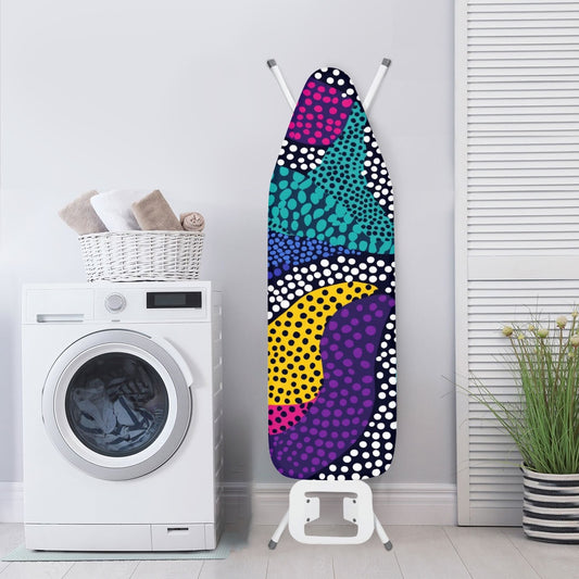 Ironing Board Cover - Velvet's View - Pop Vibrance Collection - Dynamic Patterns and Energetic Textures