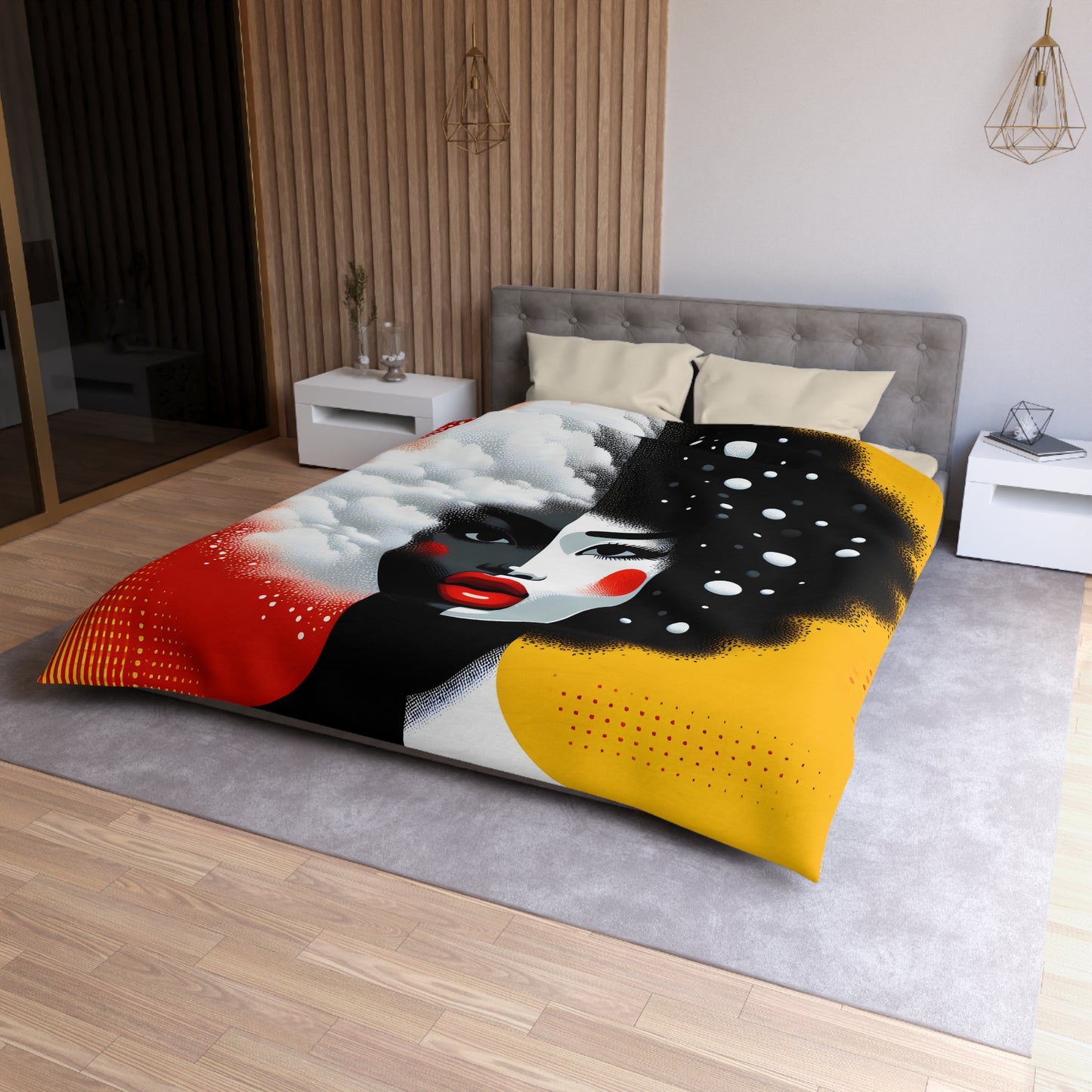 Microfiber Duvet Cover - Velvet's View - Vibrant Visions Collection