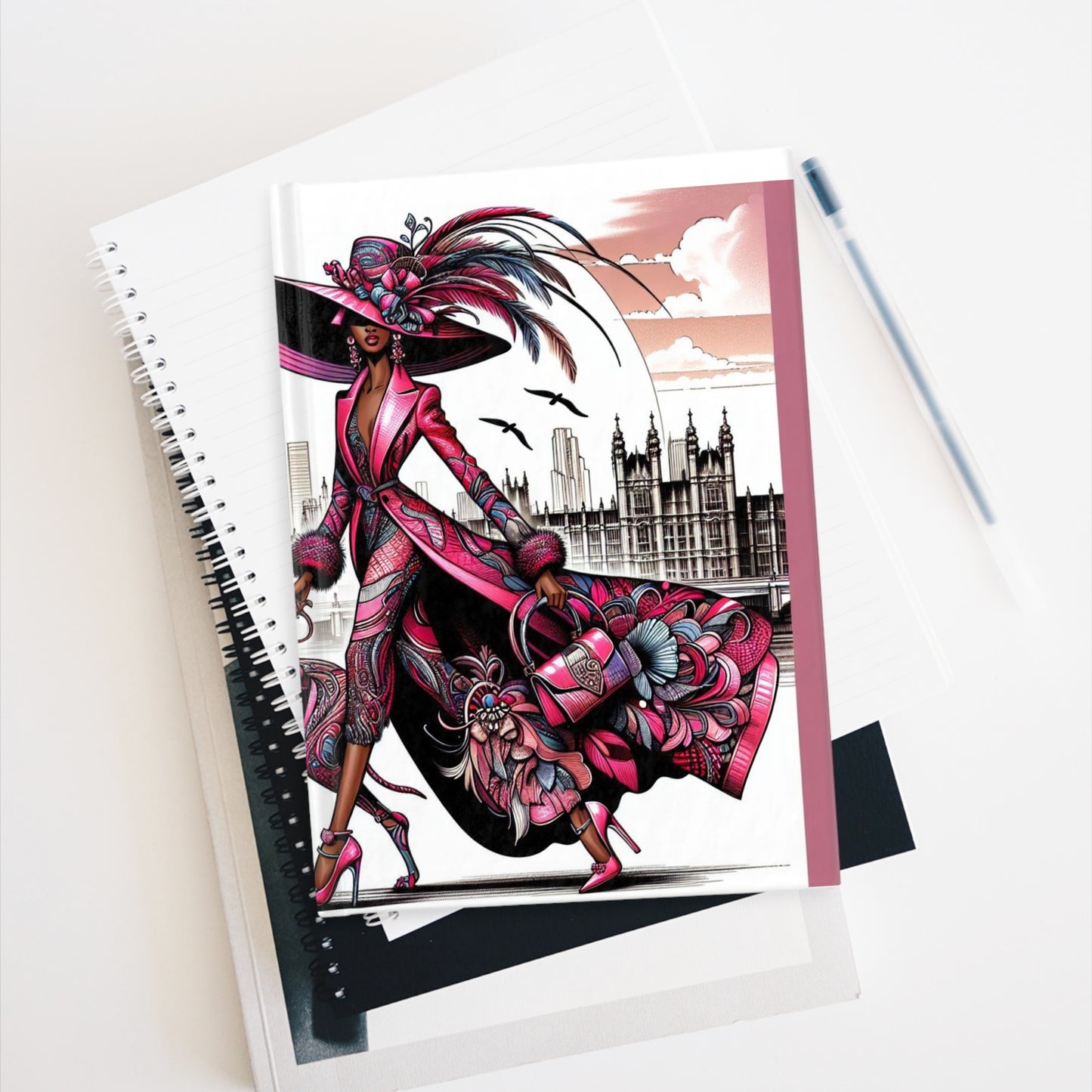 Velvets View - "Elegance on the Thames" Journal - Ruled Line