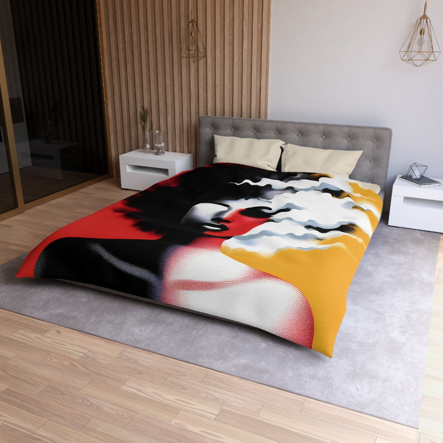 Microfiber Duvet Cover - Velvet's View - Vibrant Visions Collection