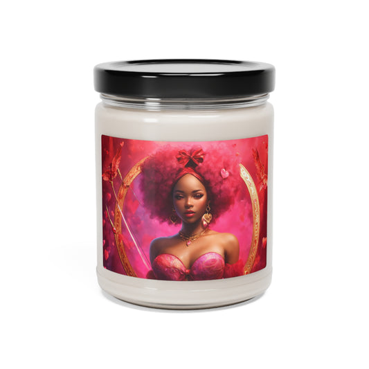 Scented Soy Candle - Black Girl Art - Velvet's View - 9oz