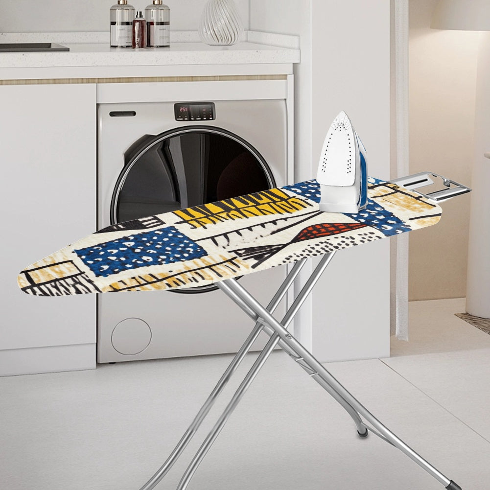 Ironing Board Cover - Velvet's View - Elegant Adinkra-Inspired Fabric Collection