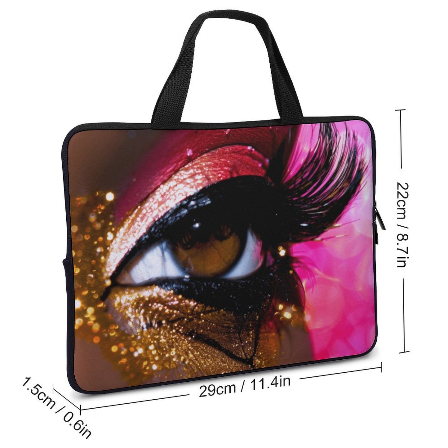 Laptop Bag - Black Girl Art - Velvet’s View - Artistic Laptop Covers Collection - Laptop Bag (Multiple Sizes) #2047