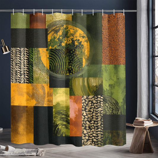 Rooted in Earth, Woven in Culture: Afrocentric Decor Inspired by Textiles, Texture & Legacy - Shower Curtain 72"x84" - 364100