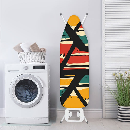 Ironing Board Cover - Velvet's View - Pop Vibrance Collection - Dynamic Patterns and Energetic Textures