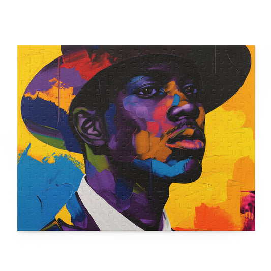 Puzzle - Black Girl Art - Velvet's View - (120, 252, 500-Piece)
