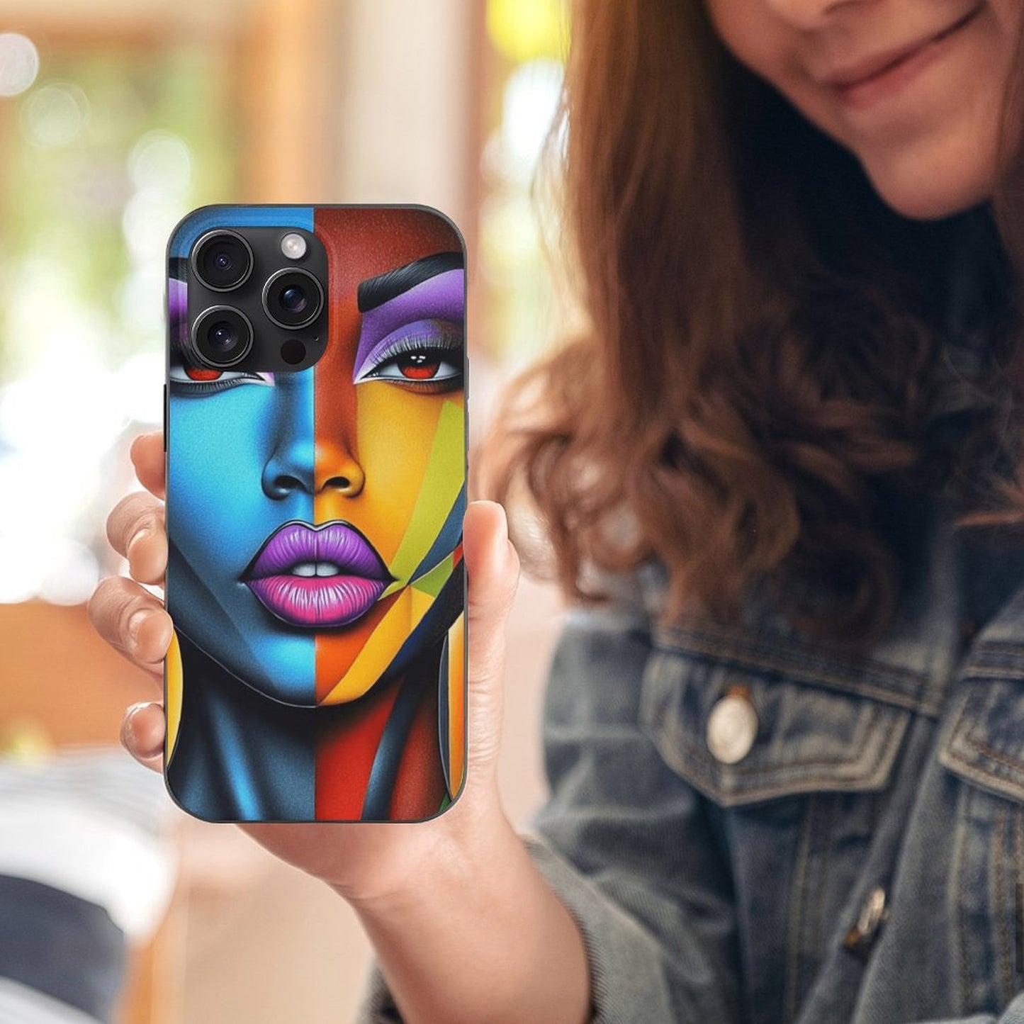Case for iPhone 15 Series Case for iPhone 15 Pro Max - Black Girl Art - Velvet's View
