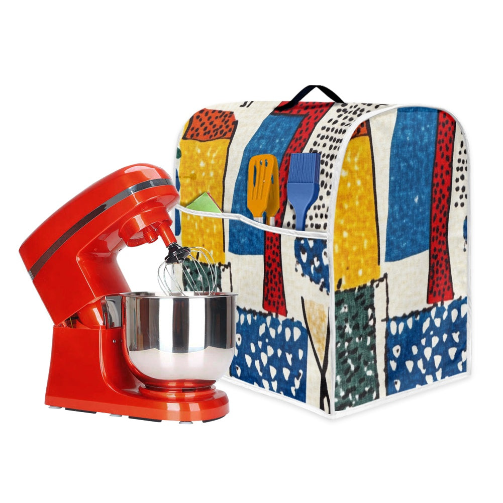 Mixer cover- Velvet's View - Elegant Adinkra-Inspired Fabric Collection