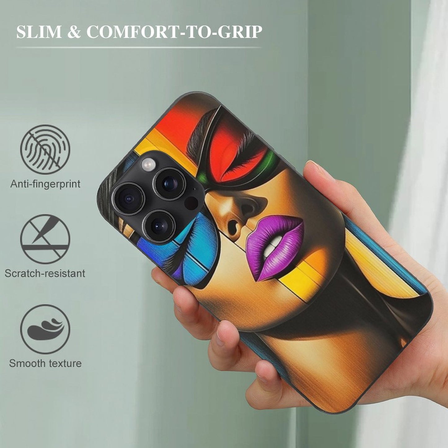 Case for iPhone 15 Series Case for iPhone 15 Pro Max - Black Girl Art - Velvet's View