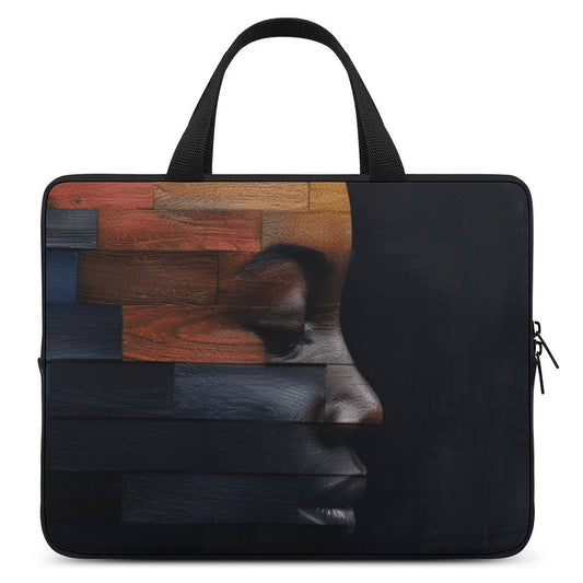 Laptop Bag - Black Girl Art - Velvet’s View: Artistic Laptop Covers Collection  (Multiple Sizes) Laptop Bag - 2016