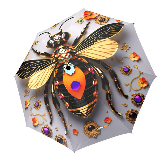 Bee Jeweled Collection -Semi-Automatic Foldable Umbrella (Model U12) - 2012