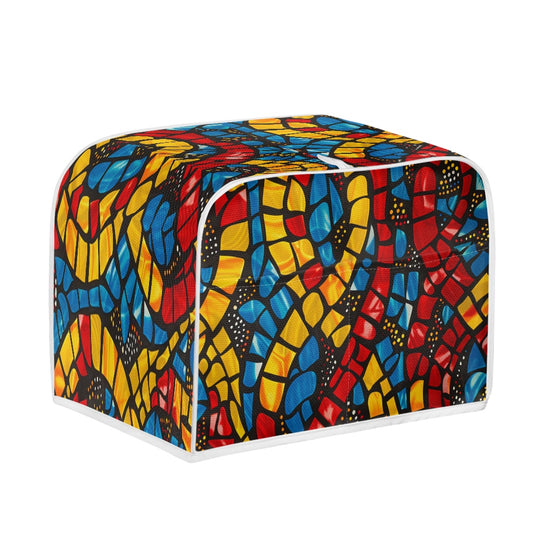 Elegant Adinkra-Inspired Fabric Collection -Toaster Cover - #2018