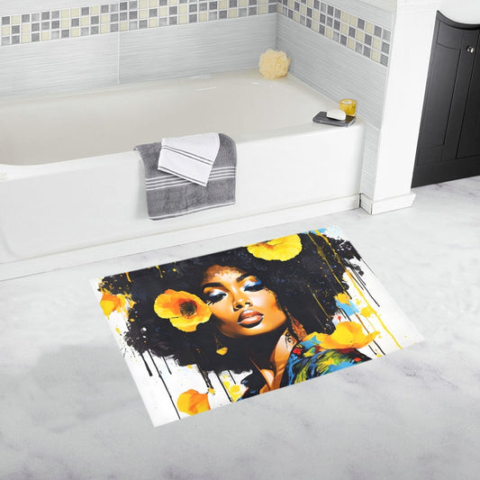 Bath Rug  - Velvet's View - Bold Elegance - The Poppy Collection