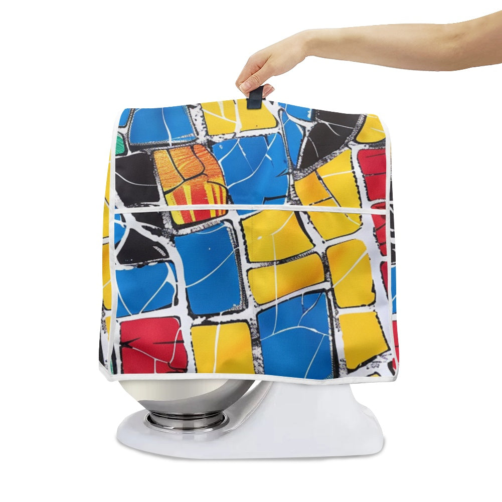 Mixer cover- Velvet's View - Elegant Adinkra-Inspired Fabric Collection