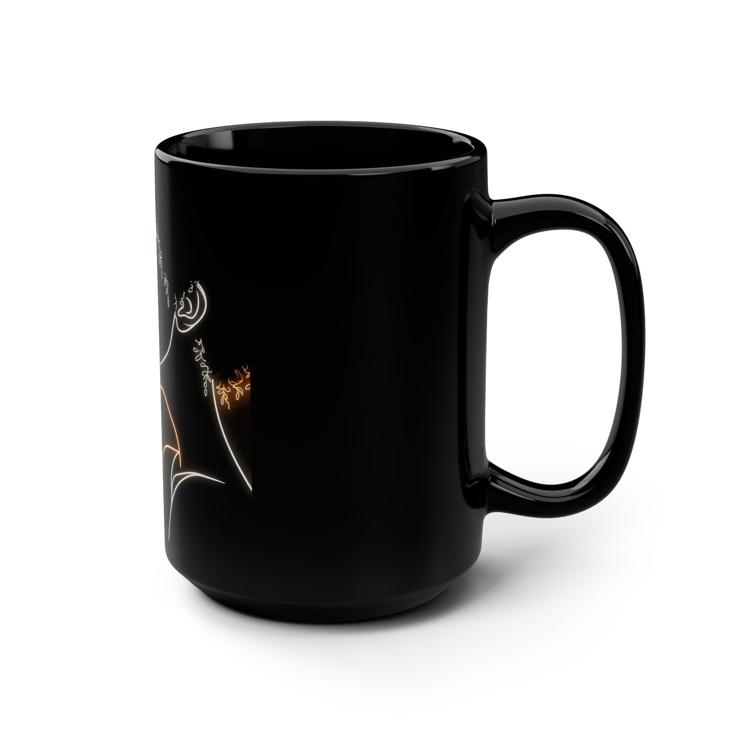 Velvets View - Full of Glow Black Mug, 15oz